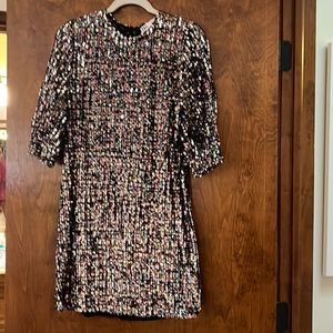 Zara sequin cocktail dress